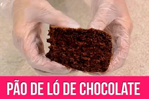 Como fazer pão de ló de chocolate: super fofinho que não des