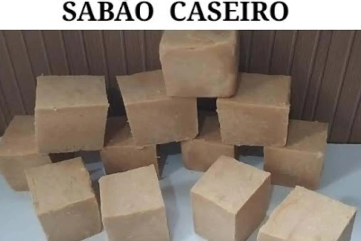 Como fazer sabão caseiro em barra com sapólio cremoso de um