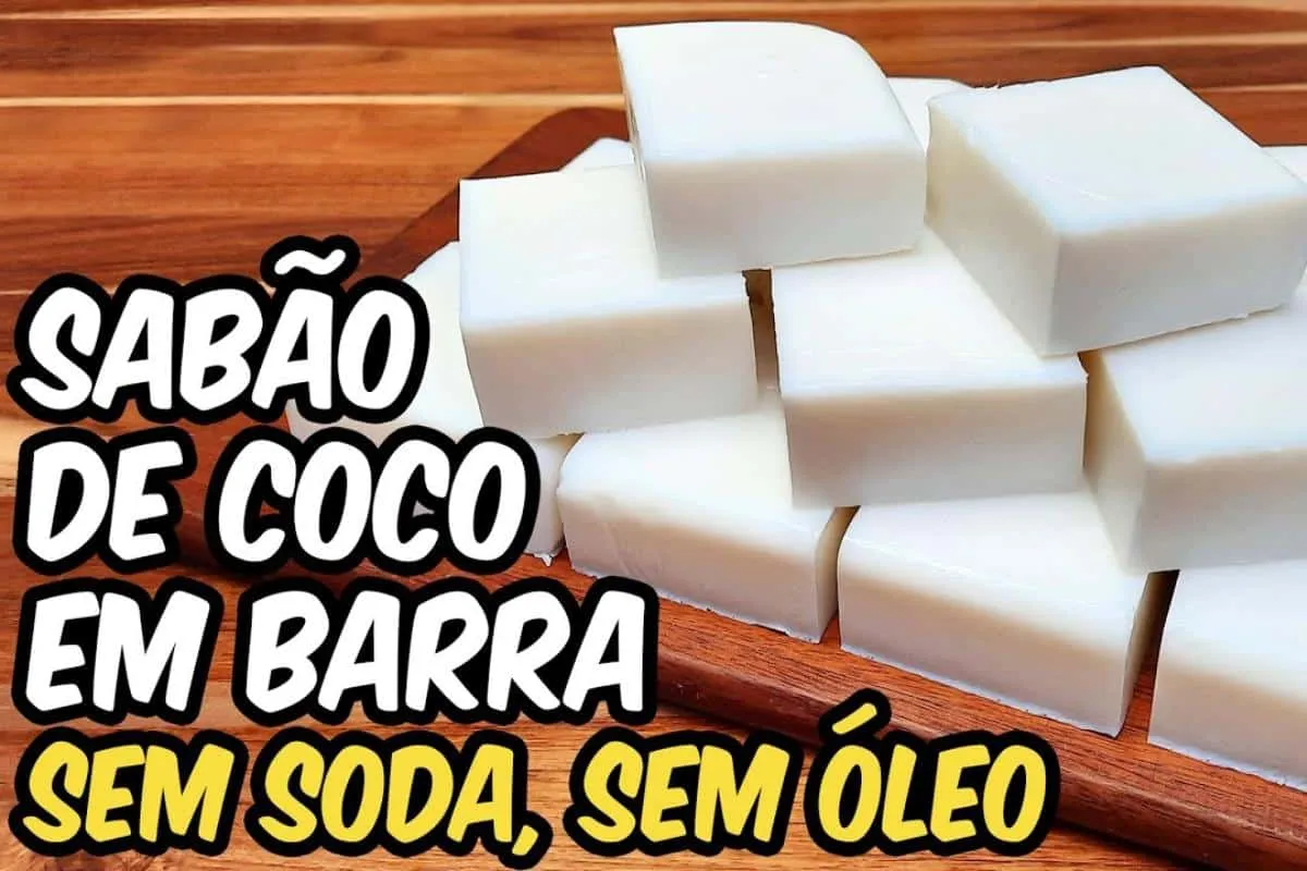 Como fazer sabão de coco caseiro: tira manchas e serve até c