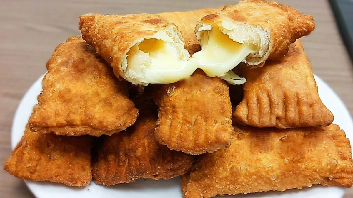 Como fazer salgado de 2 ingredientes que fica perfeito e del