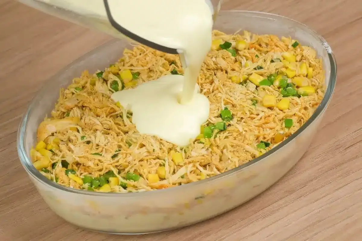 Como fazer torta de frango sem trigo para comer um lanche go