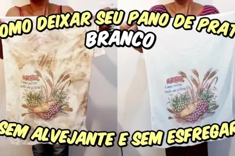 Como lavar pano de prato encardido: agora você só joga fora 
