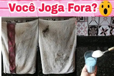 Como lavar panos de prato mofados e encardidos: fica branqui