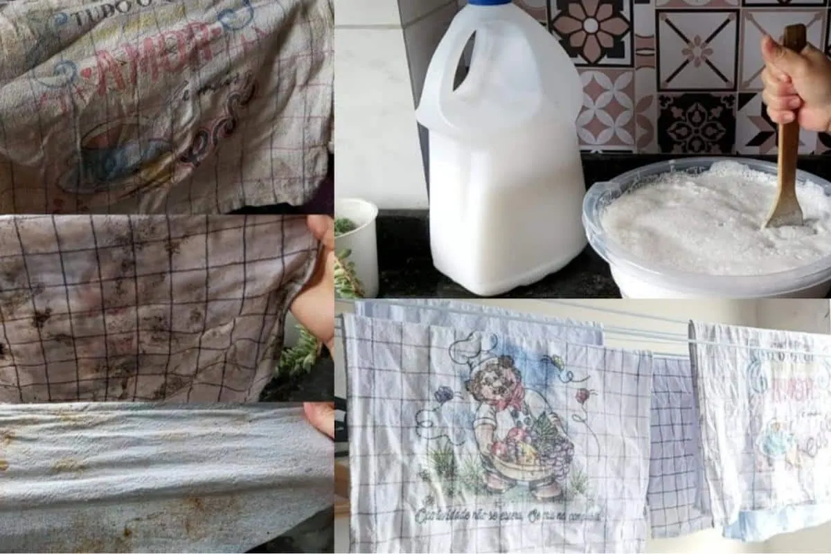Como lavar panos de prato para tirar todas as manchas de bol