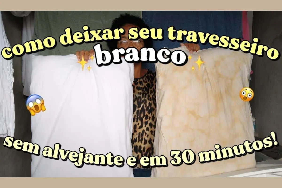 Como lavar travesseiro manchado e mofado de um jeito fácil e