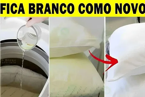 Como lavar travesseiros e deixá-los brancos como novos sem t