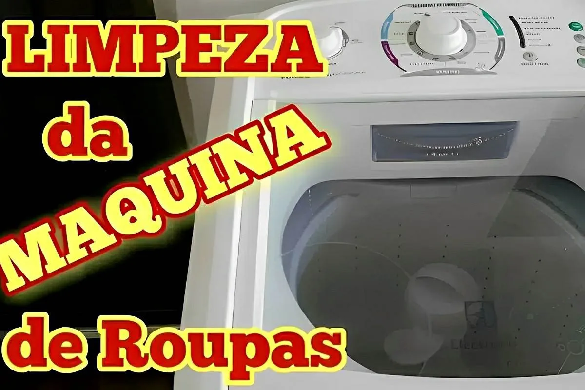 Como limpar a máquina de lavar por dentro e por fora usando