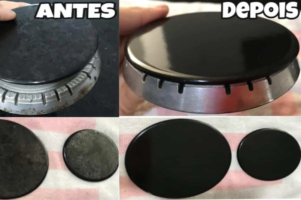 Como limpar as bocas do fogão de um jeito que fica parecendo