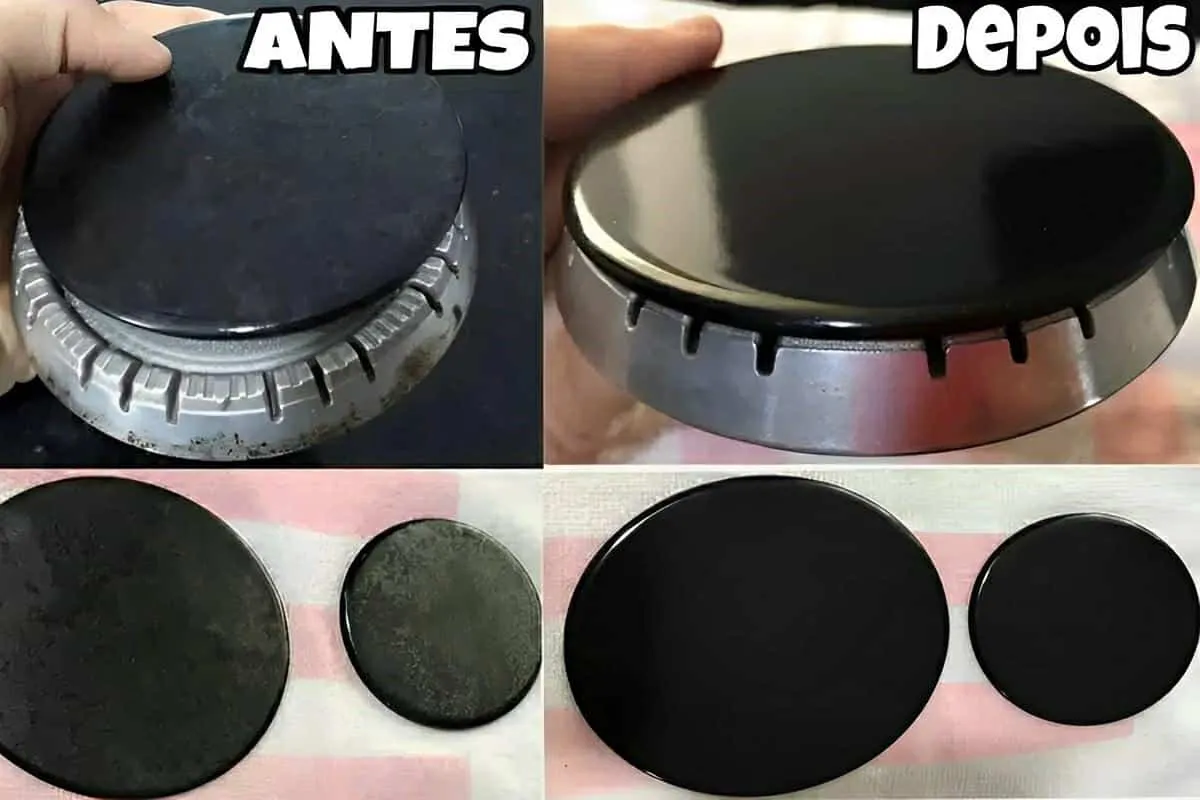 Como limpar as bocas do fogão e deixá-las como novas de um j