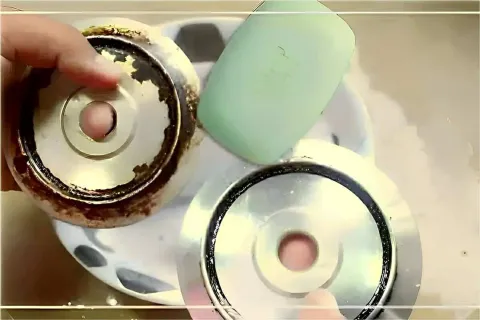 Como limpar as bocas do fogão e deixá-las como novas usando 