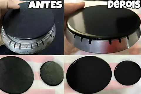 Como limpar as bocas do fogão usando ingredientes simples qu