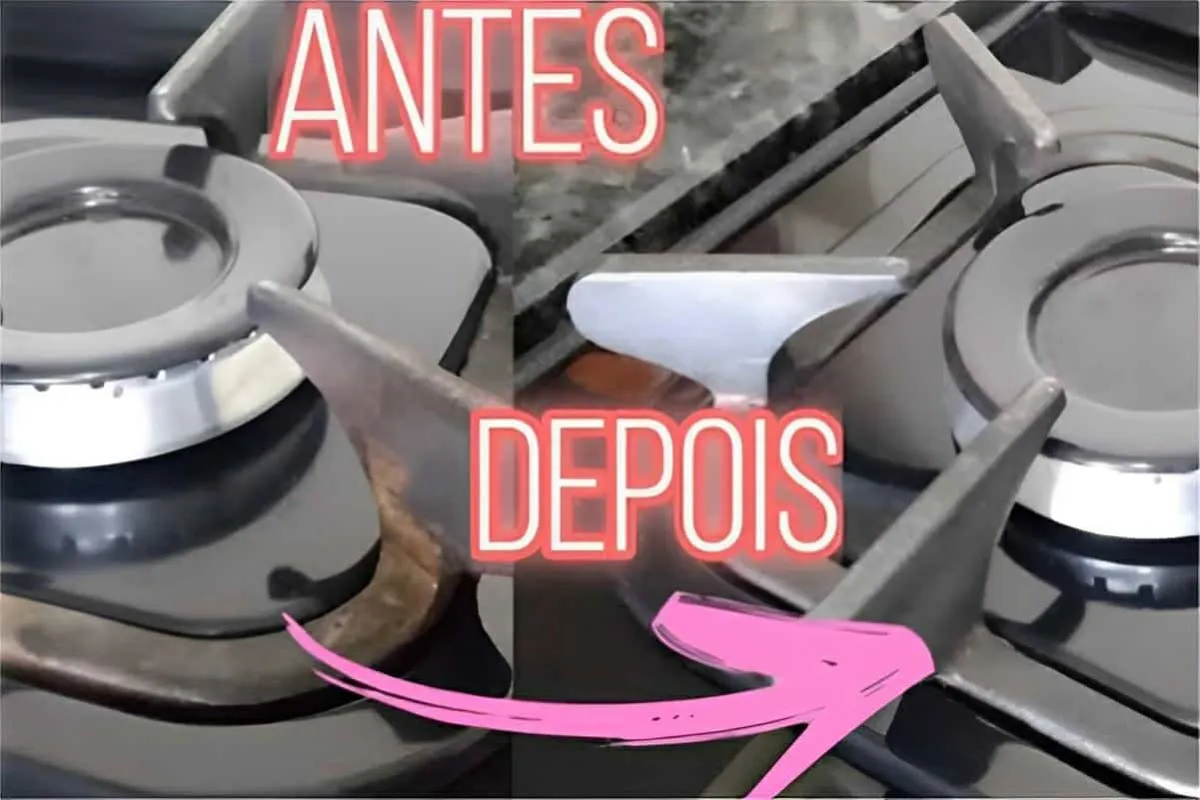 Como limpar as grades do fogão sem fazer esforço usando apen
