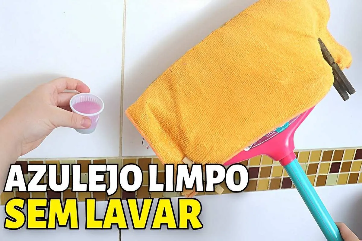 Como limpar azulejo encardido sem precisar lavar usando apen