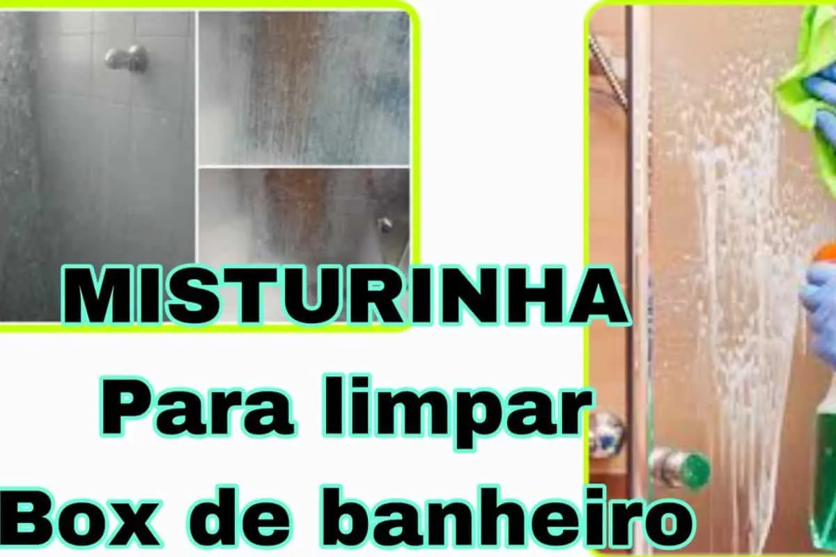 Como limpar box do banheiro com uma misturinha caseira que f