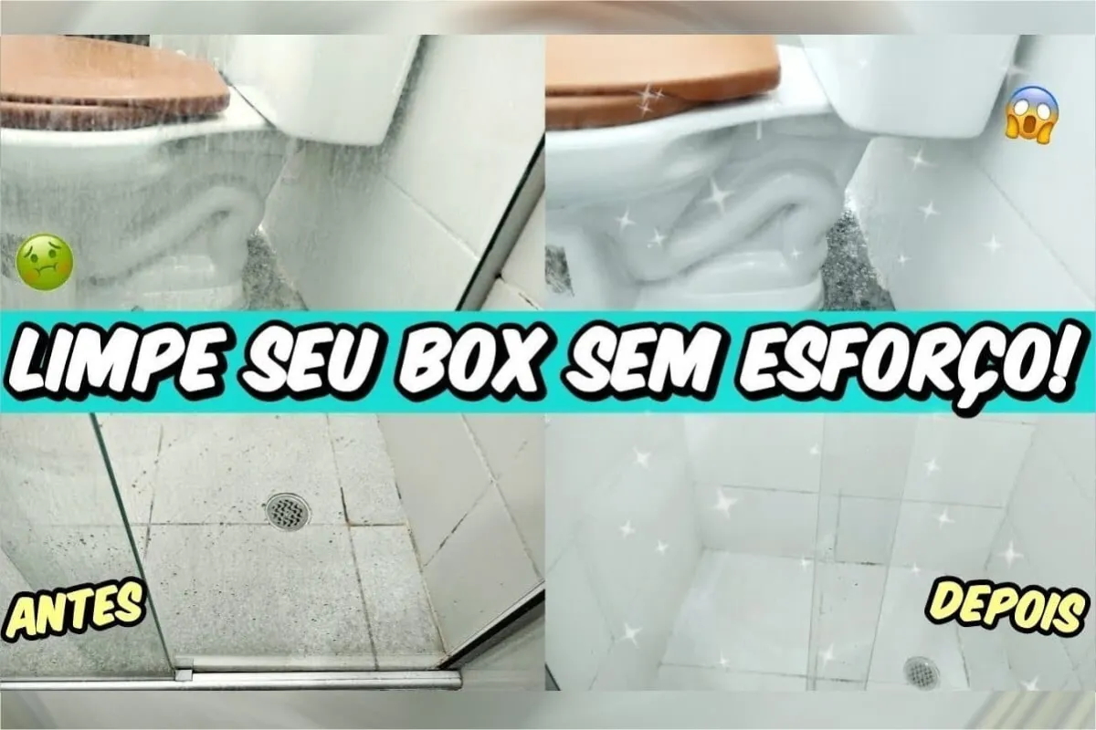 Como limpar box do banheiro sem ter muito trabalho e sem dei