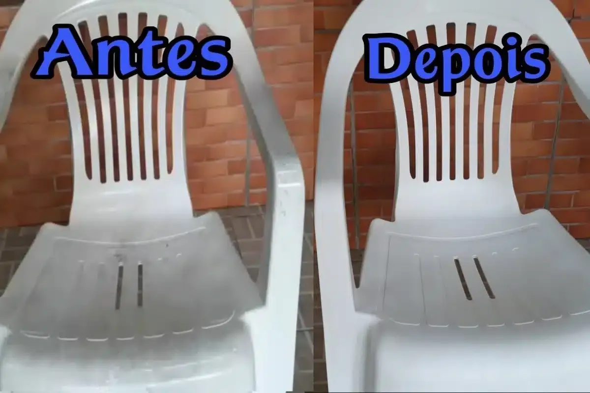 Como limpar cadeiras de plástico: fica parecendo que você ac