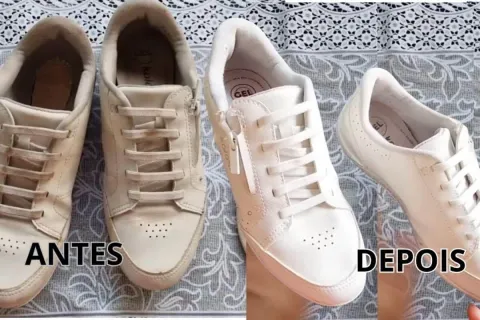 Como limpar calçado branco e tirar todo encardido: vai ficar
