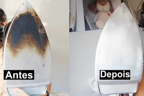 Como limpar ferro de passar roupas sujo ou manchado e deixá-