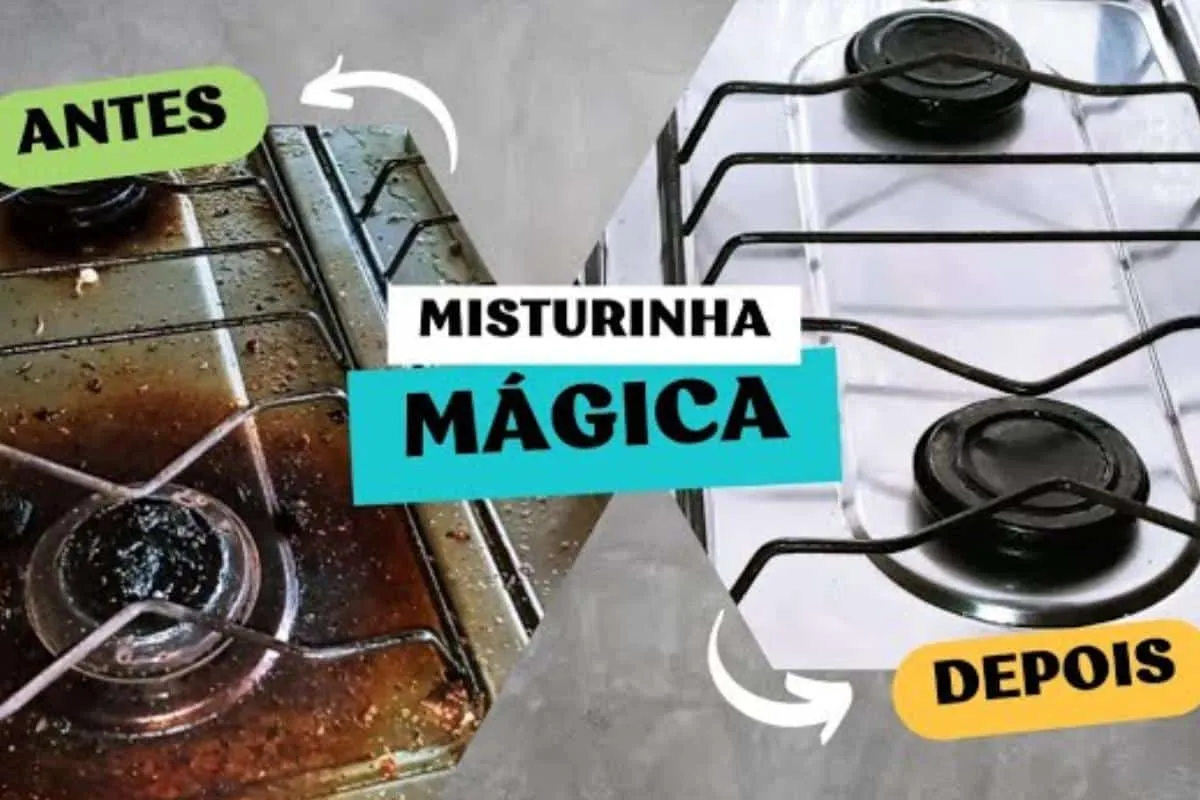 Como limpar fogão depois do almoço para tirar do sujeira de