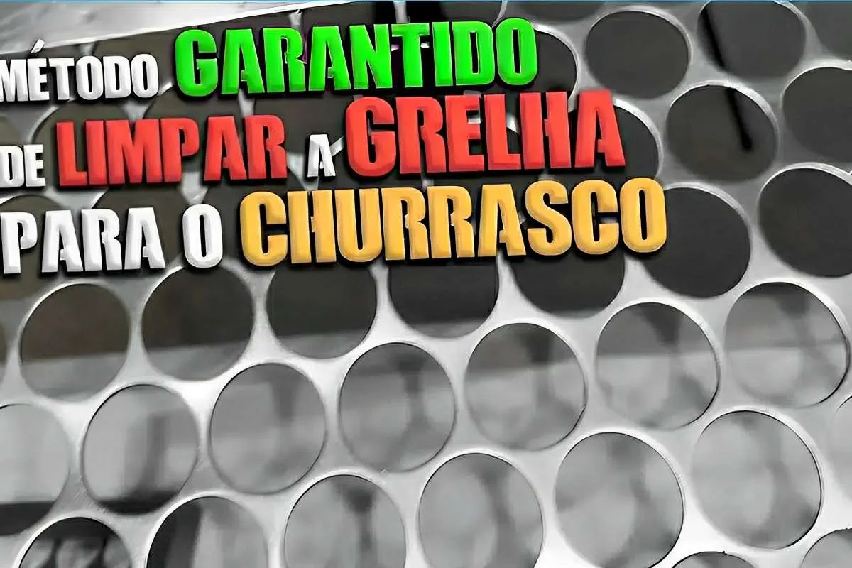 Como limpar grelha da churrasqueira de forma fácil usando1 i