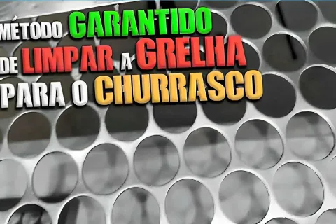 Como limpar grelha da churrasqueira de forma fácil usando1 i
