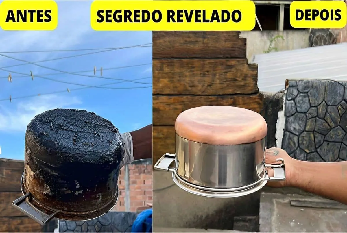 Como limpar panela queimada e deixá-la como nova sem fazer e
