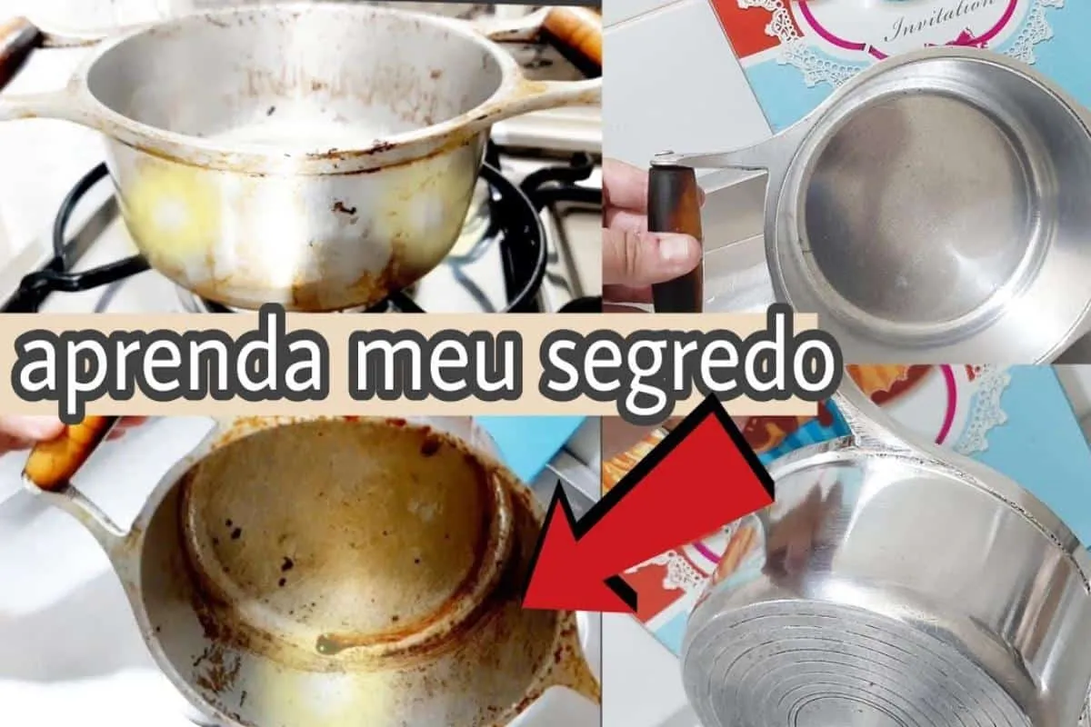 Como limpar panela queimada e deixar brilhando parecendo nov