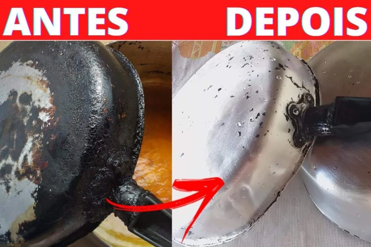 Como limpar panela queimada sem esforço com uma misturinha c