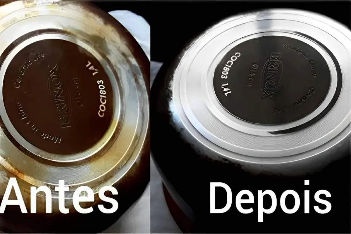 Como limpar panela queimada sem fazer esforço nem usar palha
