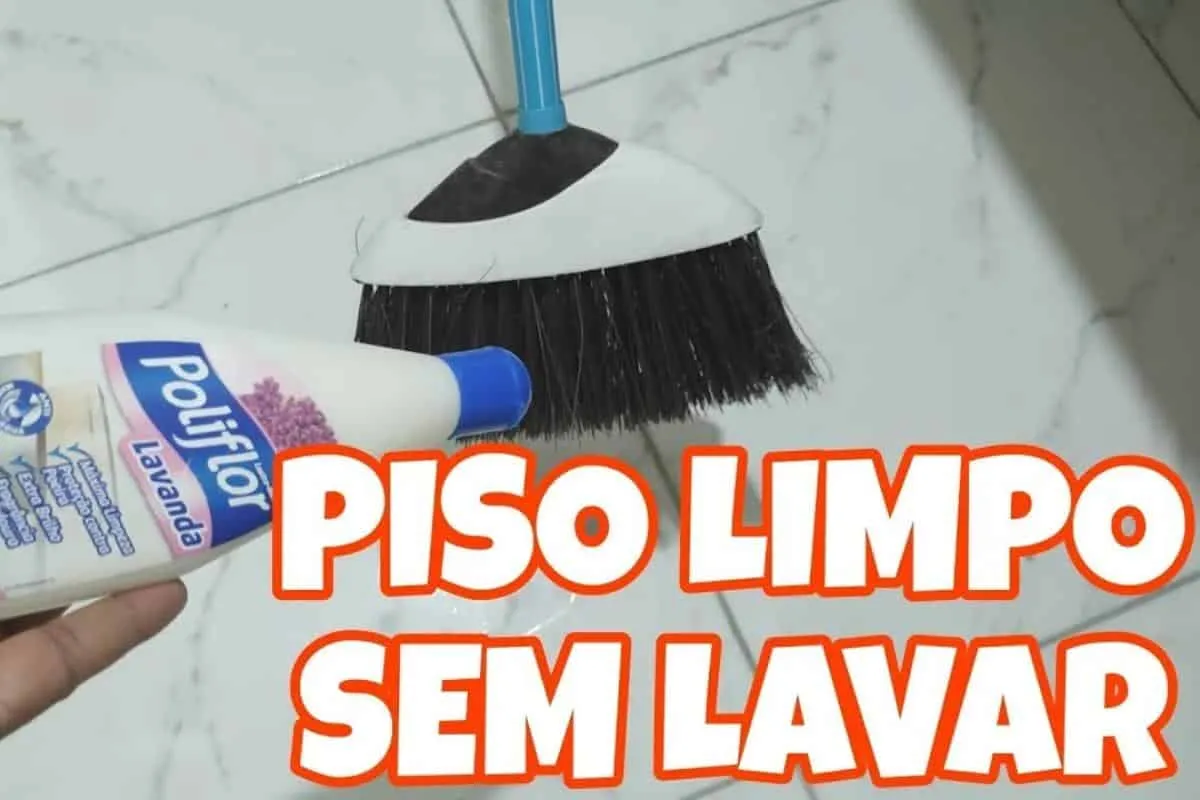 Como limpar piso encardido: não precisa jogar água na casa t