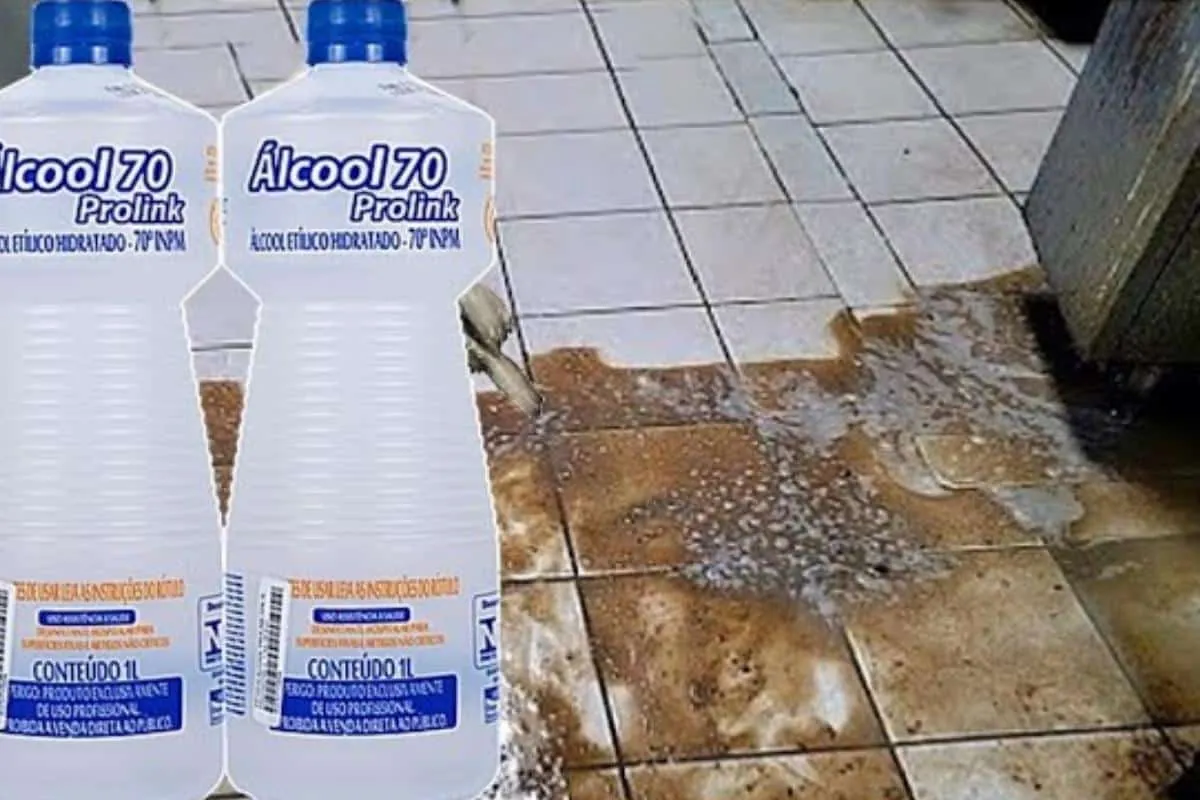 Como limpar piso velho com misturinha muito simples mas bem