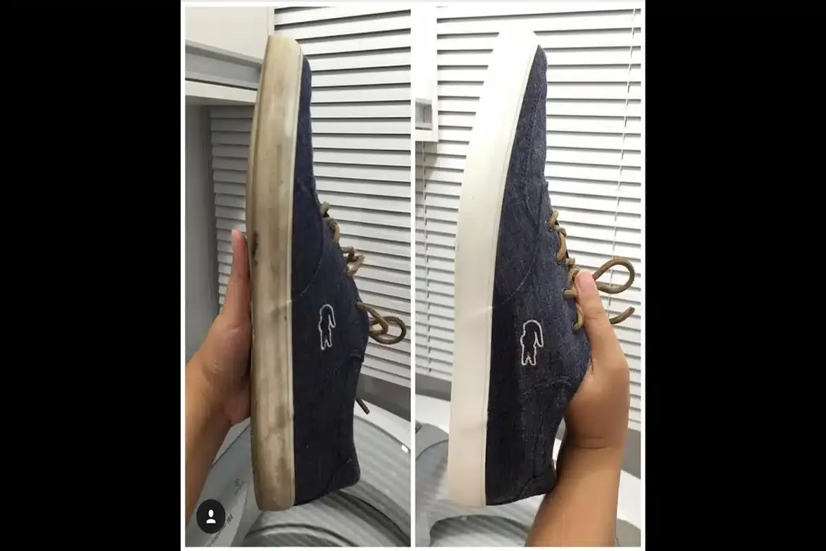 Como limpar tênis branco com uma misturinha caseira sensacio