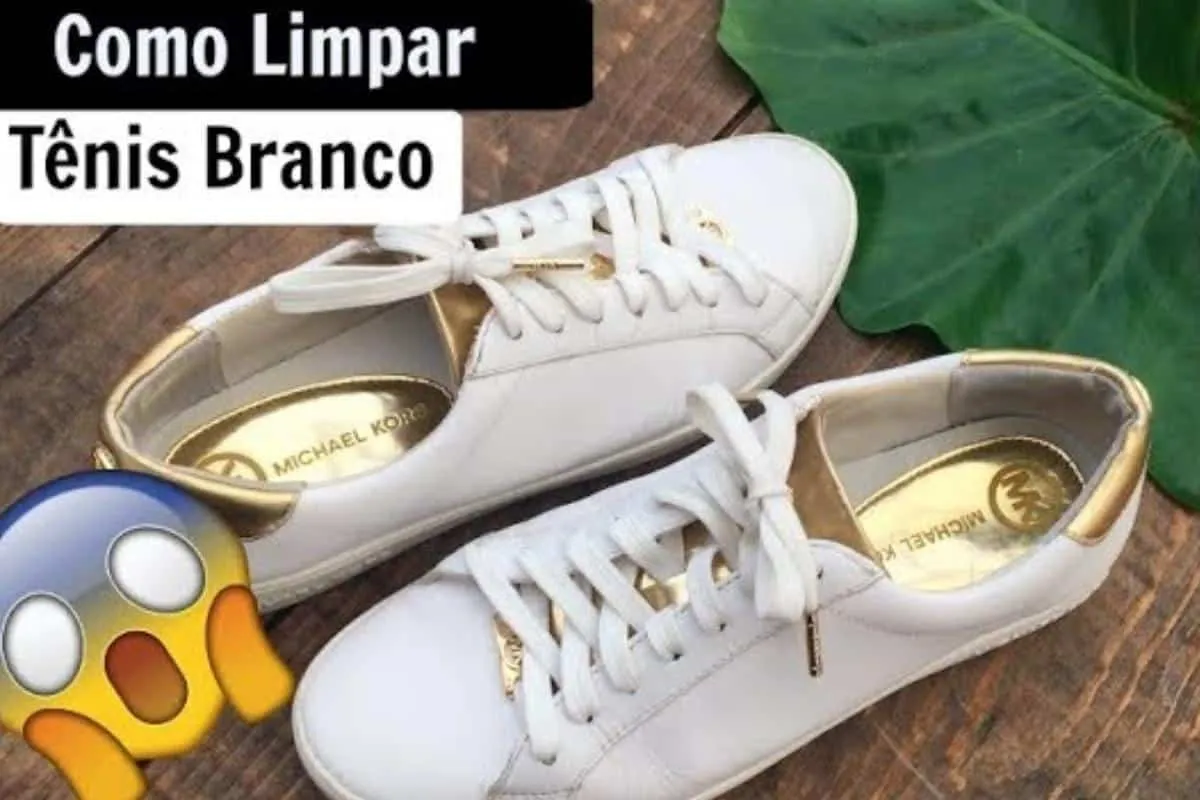 Como limpar tênis branco: não precisa ficar esfregando para