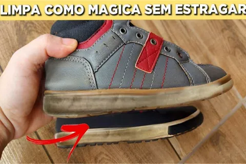 Como limpar tênis encardido com essas 2 dicas caseiras super