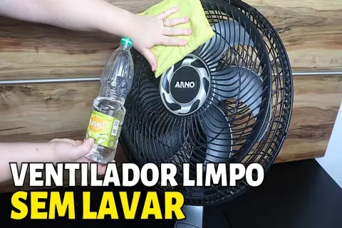 Como limpar ventilador nessa onda de calor sem precisar desm