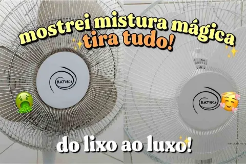 Como limpar ventilador usando essa misturinha caseira infalí