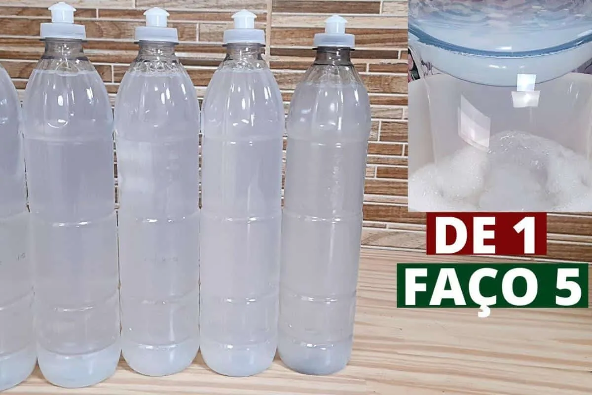 Como multiplicar detergente para economizar dinheiro na comp