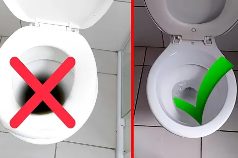 Como remover encardido de vaso sanitário com uma misturinha 