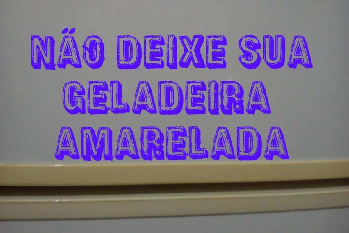 Como tirar amarelado da geladeira para ficar parecendo novin
