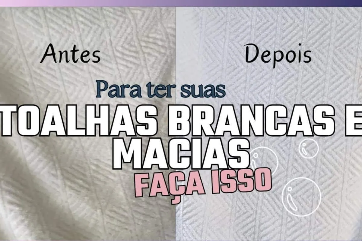 Como tirar amarelado de toalha branca: limpa toda a sujeira
