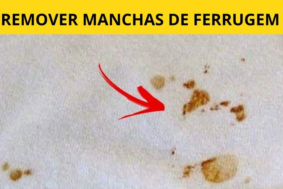 Como tirar mancha de ferrugem da roupa que você achava que n