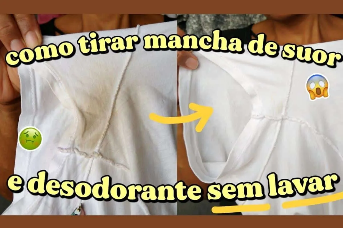 Como tirar manchas de desodorante de roupas brancas e sem de