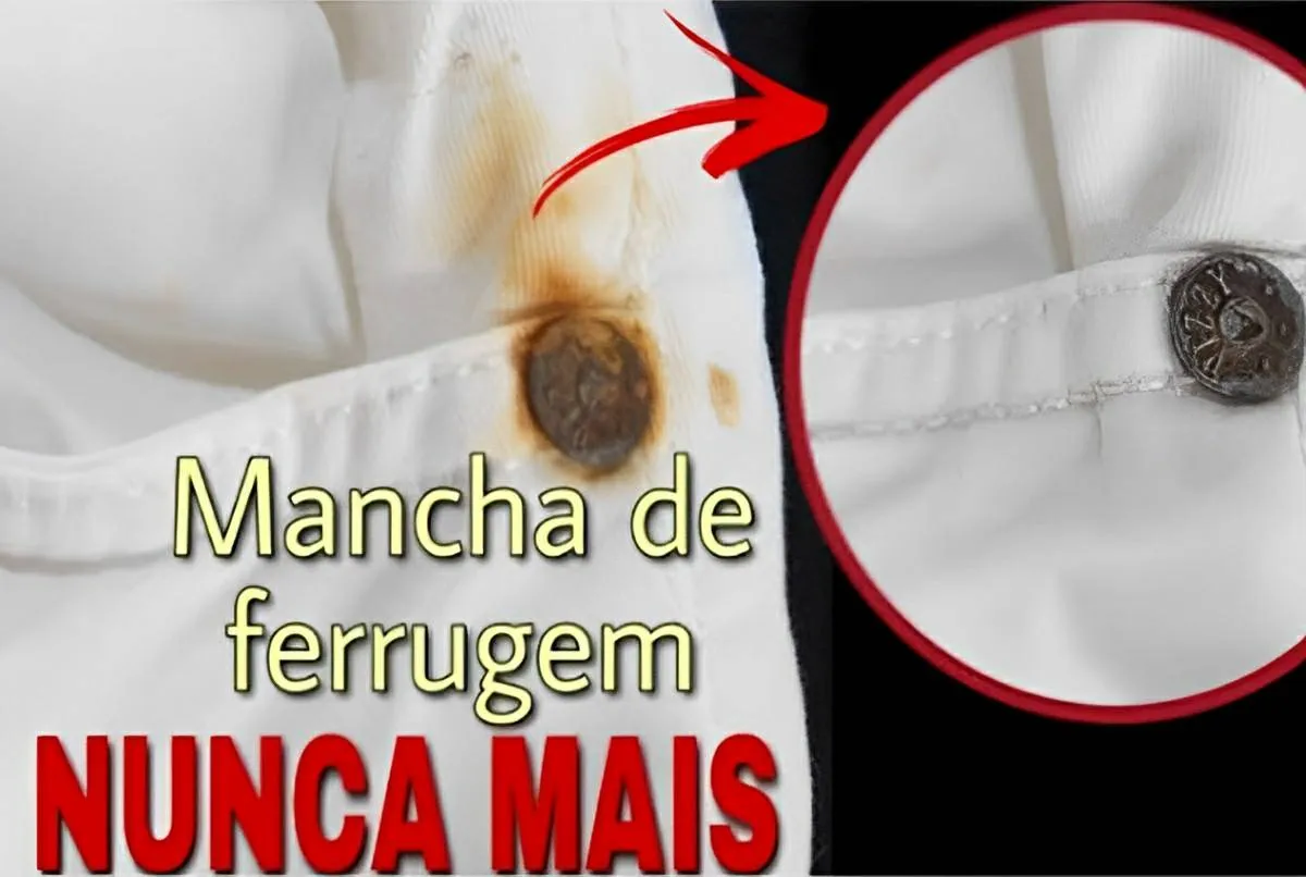 Como tirar manchas de ferrugem das roupas brancas e deixá-la