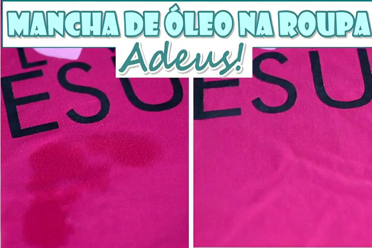 Como tirar manchas de óleo das roupas com essa misturinha ca