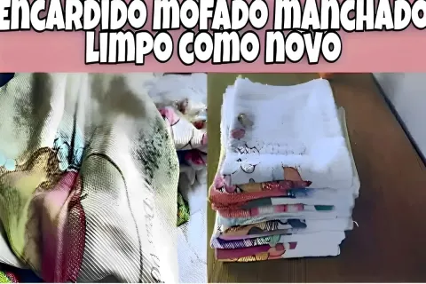 Como tirar manchas dos panos de prato com uma misturinha cas