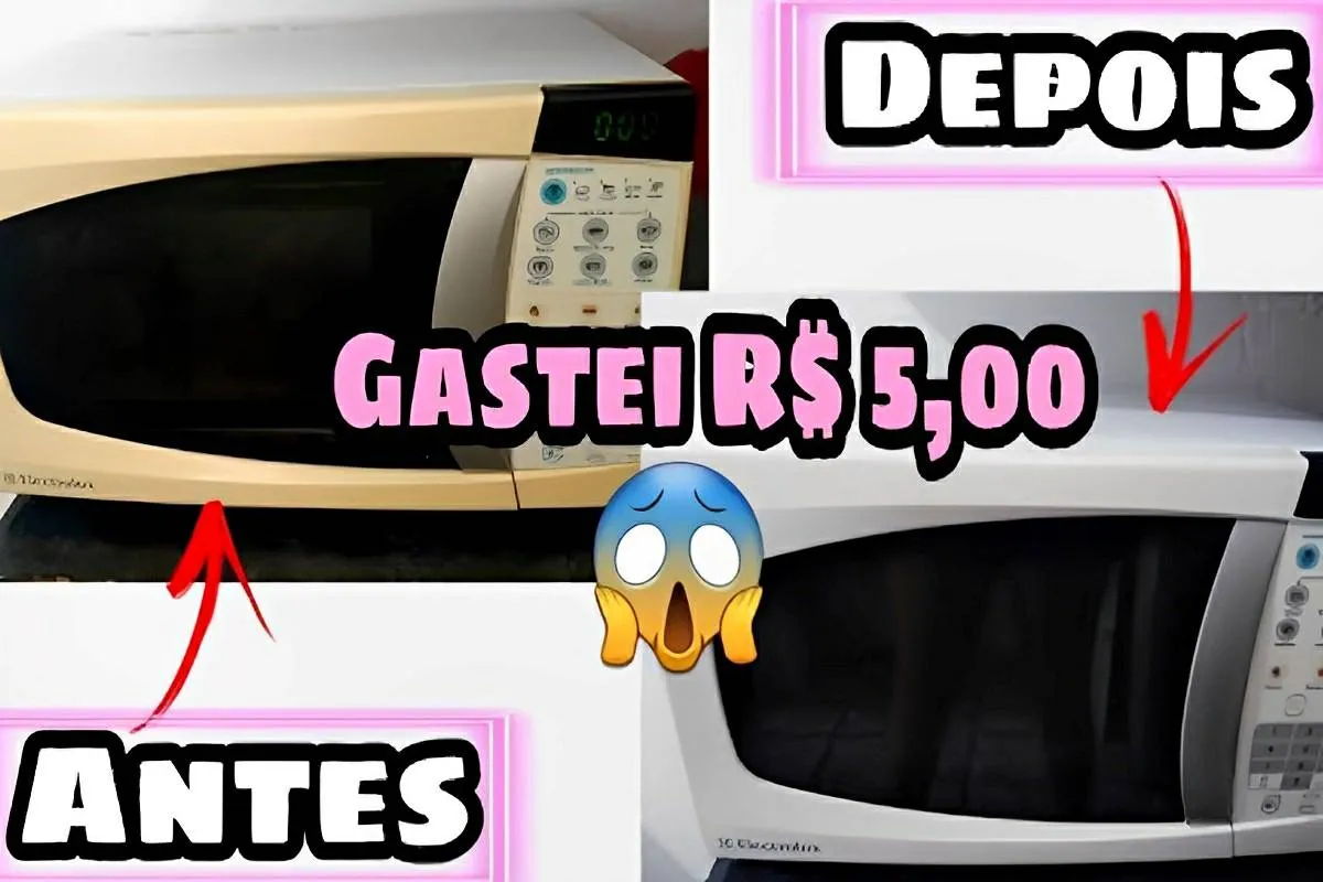 Como tirar o amarelado de eletrodomésticos sem fazer esforço