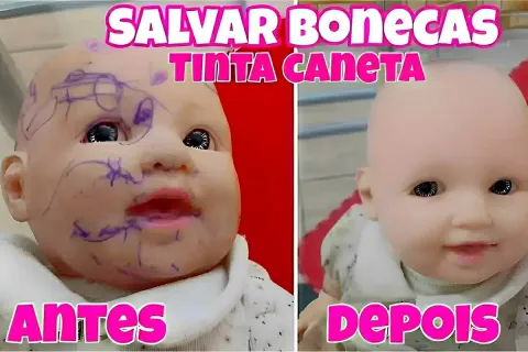 Como tirar rabiscos de boneca e deixá-la como nova usando ap