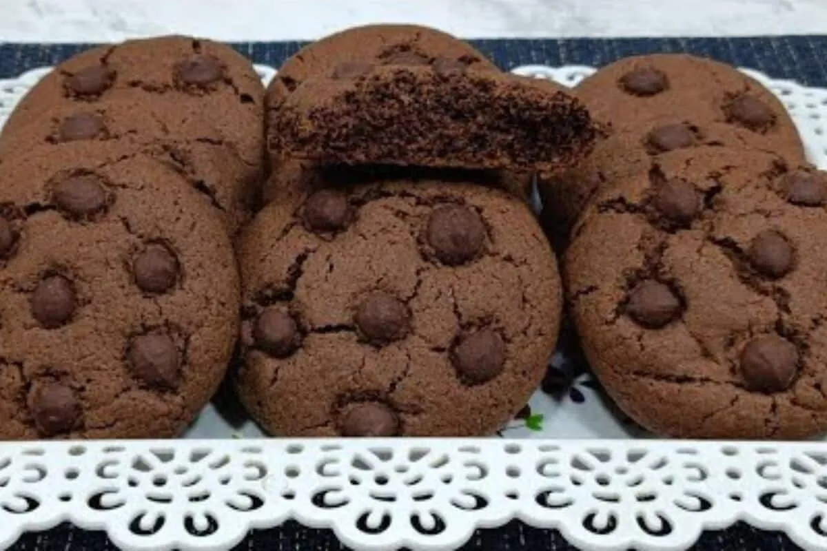 Coockies de chocolate muito fáceis de preparar, perfeitos pa
