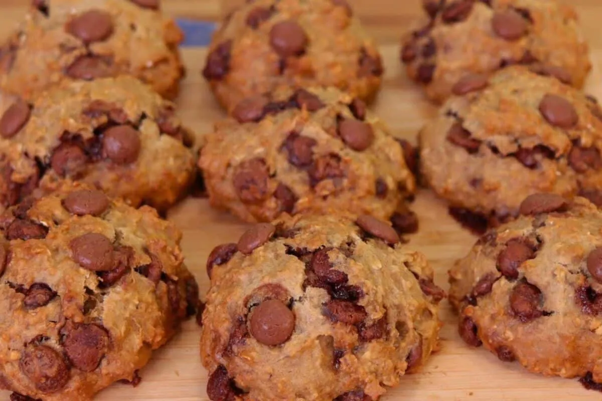 Cookie fit de aveia sem manteiga nem trigo, perfeito para um