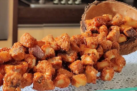 Coquinho caramelizado: basta fazer uma vez para não consegui